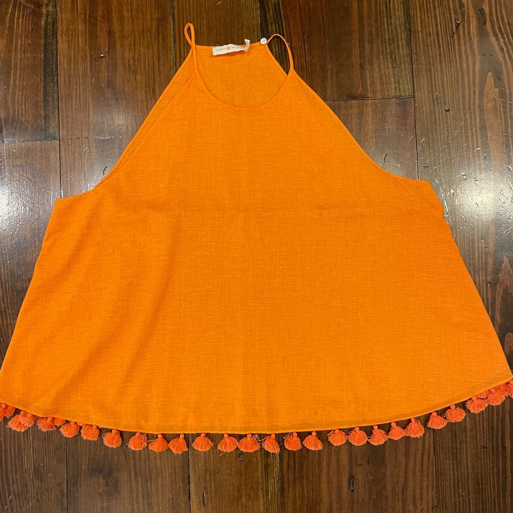 Swing Pom Tank Linen